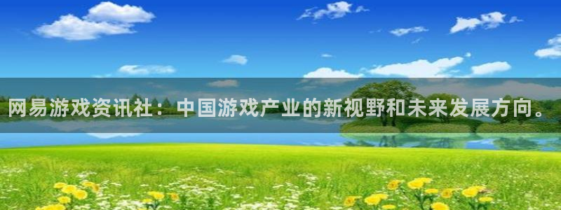 欧博娱乐注册平台：网易游戏资讯社：中国游戏产业的新视野和未来